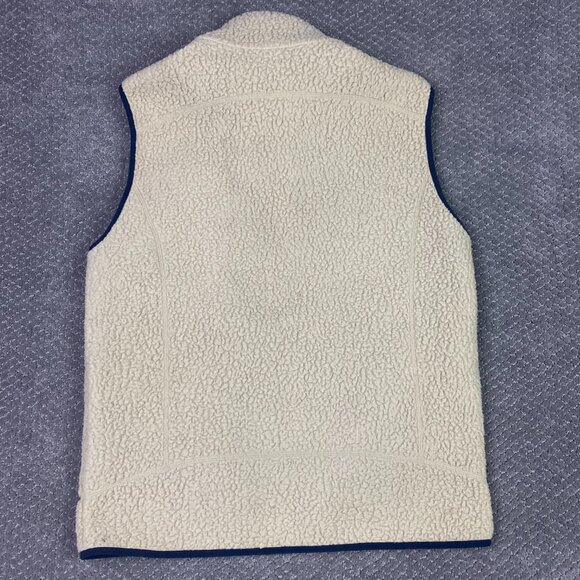 Patagonia Men's Retro Pile Fleece Vest Large El Cap Khaki Retro X Deep Pile - Picture 3 of 10